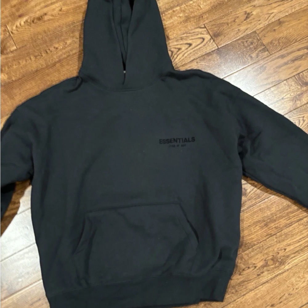 Essentials Men's Charcoal Hoodie